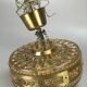 60s 70s lamp hanging lamp ball lamp bubble brass glass space age design