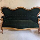 Louis Philippe bench and armchair set