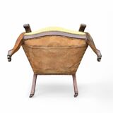 Voltaire armchair in walnut