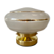 Table lamp globe vintag eblanc and gold