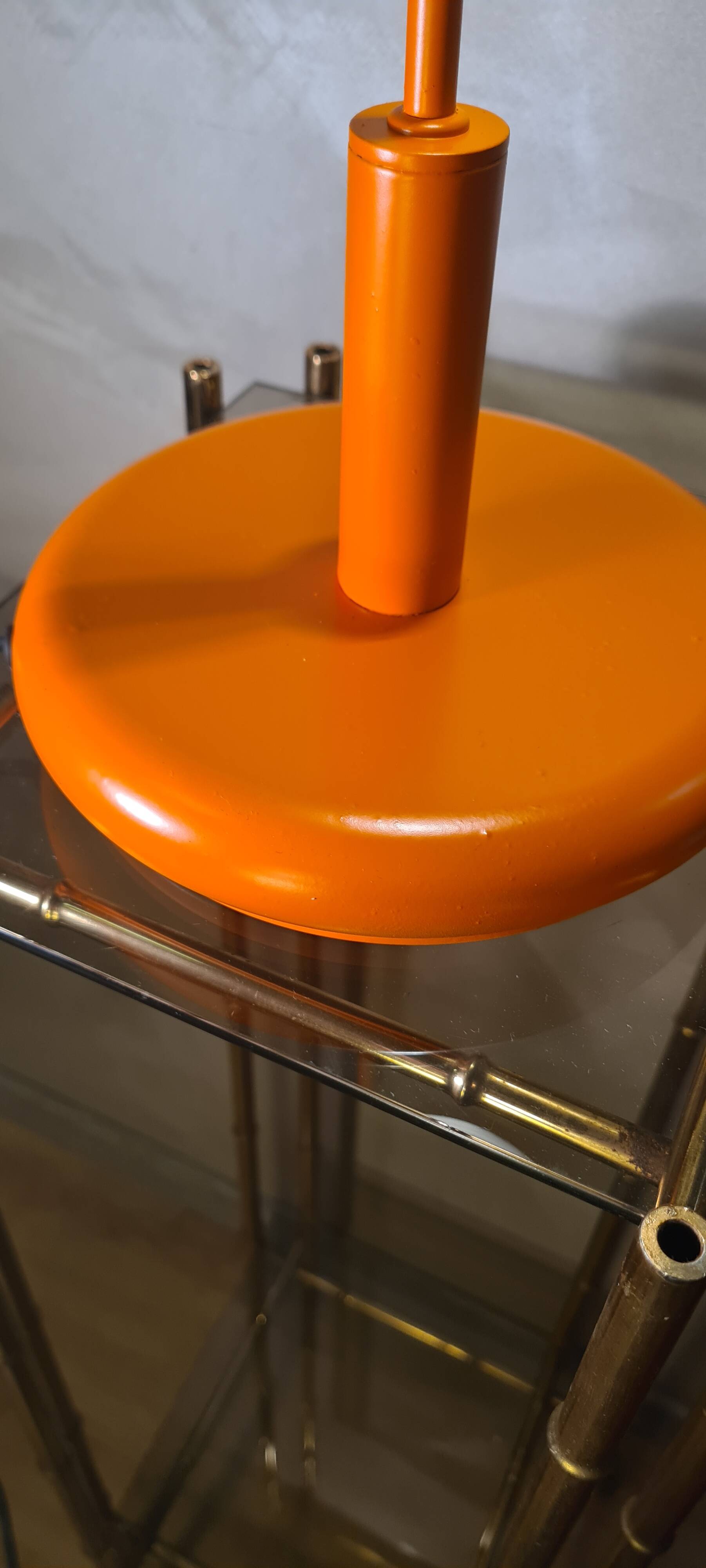 Lampe space age orange