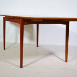 Mid-Century Teak Dining Table from Denmark, Extendable, 1960s