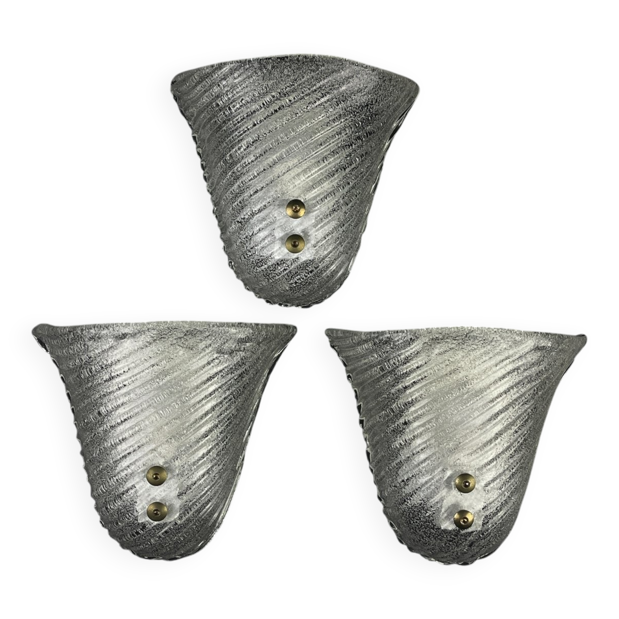 Original Murano wall lamps, Italy, 1970s