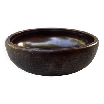 Ramekin / workshop pocket in glazed stoneware and signed
