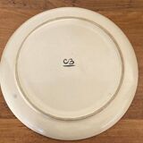 Iznik dish caravel decoration mid-20th century CB marking