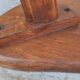 Tabouret tripode vintage en bois