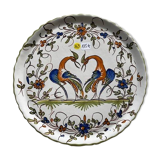 Plat en porcelaine de gien