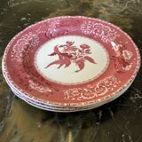 Set of Three ceramic plates Spode England dimension: height -2.5 cm- diameter -26 cm-