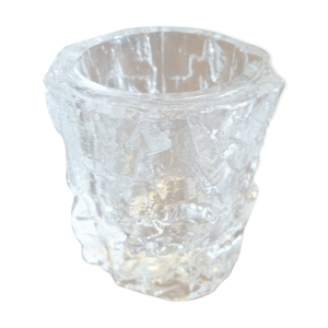 Vase cristal taillé