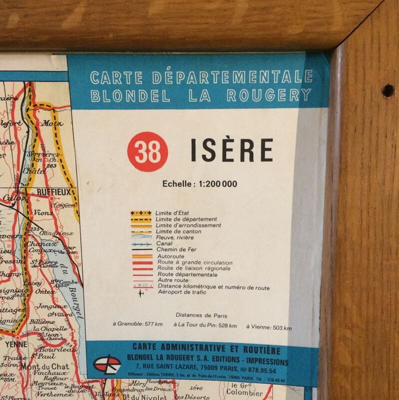 Blondel the Rougery county map