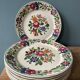 Set of 8 flat plates in Sarreguemines earthenware, model "Rusticana"