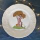 5 dessert plates art deco style
