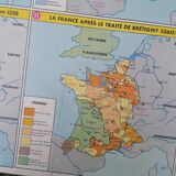 Ancienne carte scolaire MDI / Formation territoriale de la France