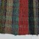 Kilim Red Brown Striped Pattern Vintage Kilim Rug, 93x232Cm
