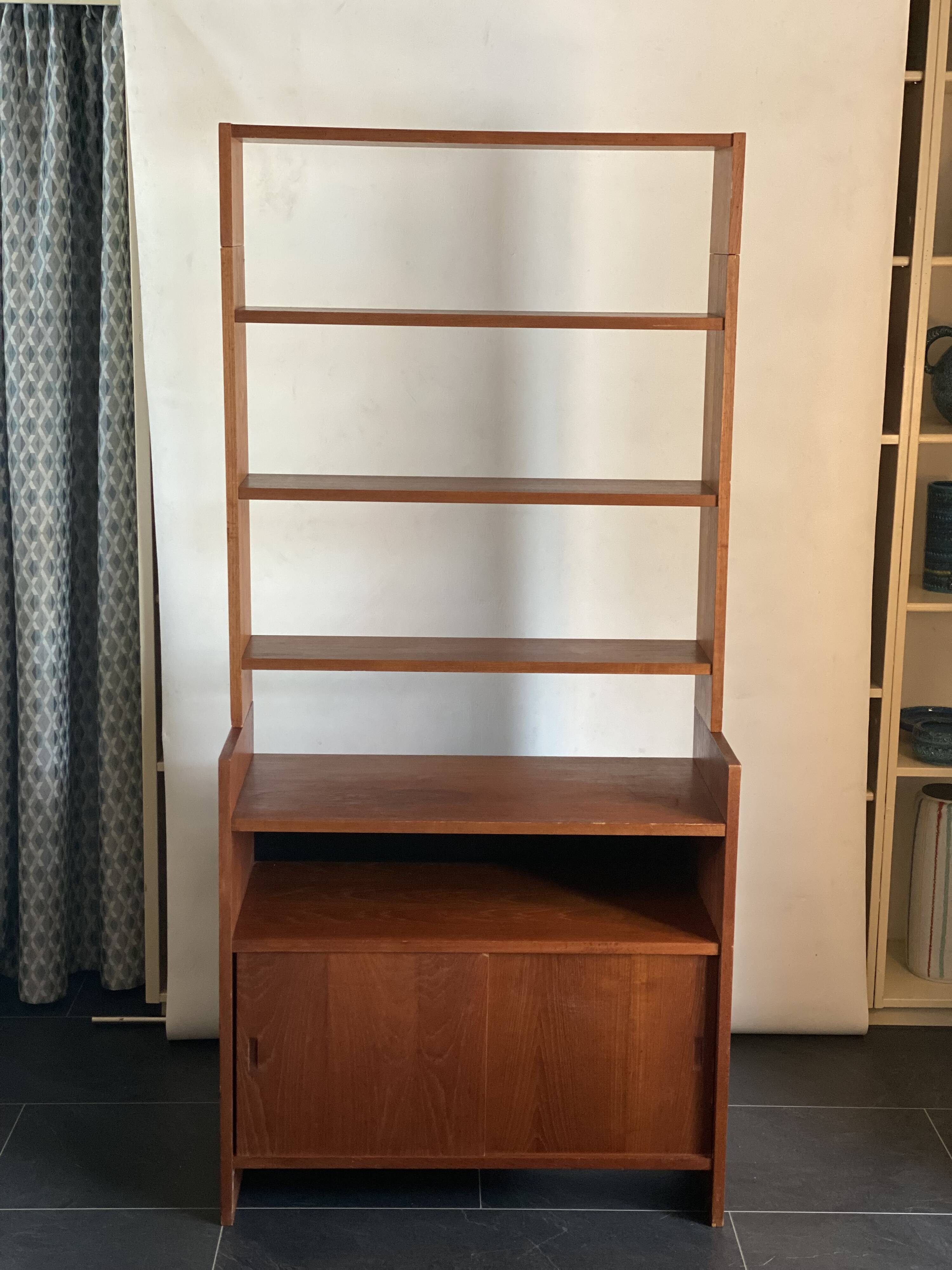 Vintage Teak Poul Cadovius KLM Book Case