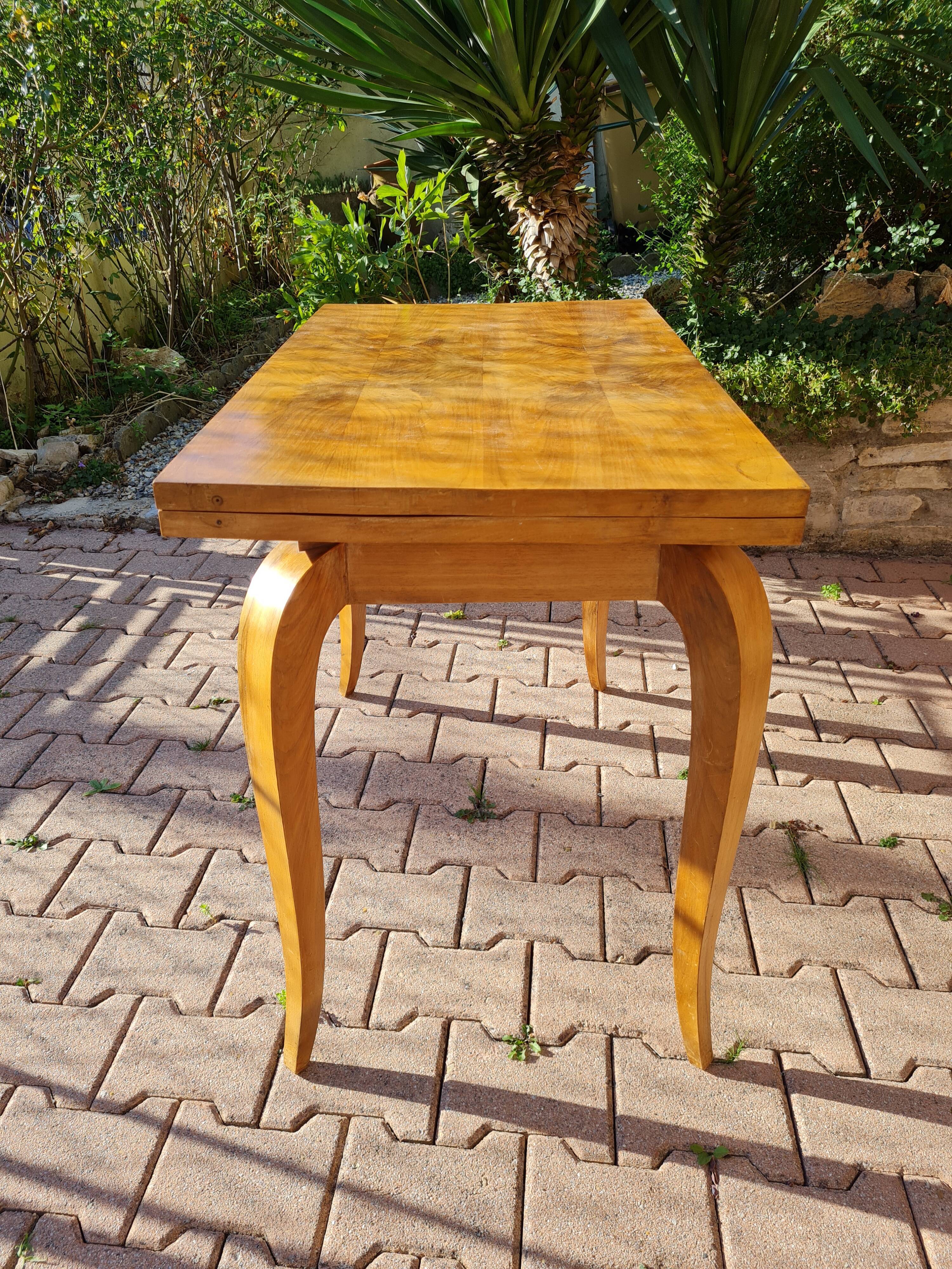 table wallet veneer wood 50s