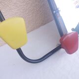 Wall coat holder with mirror