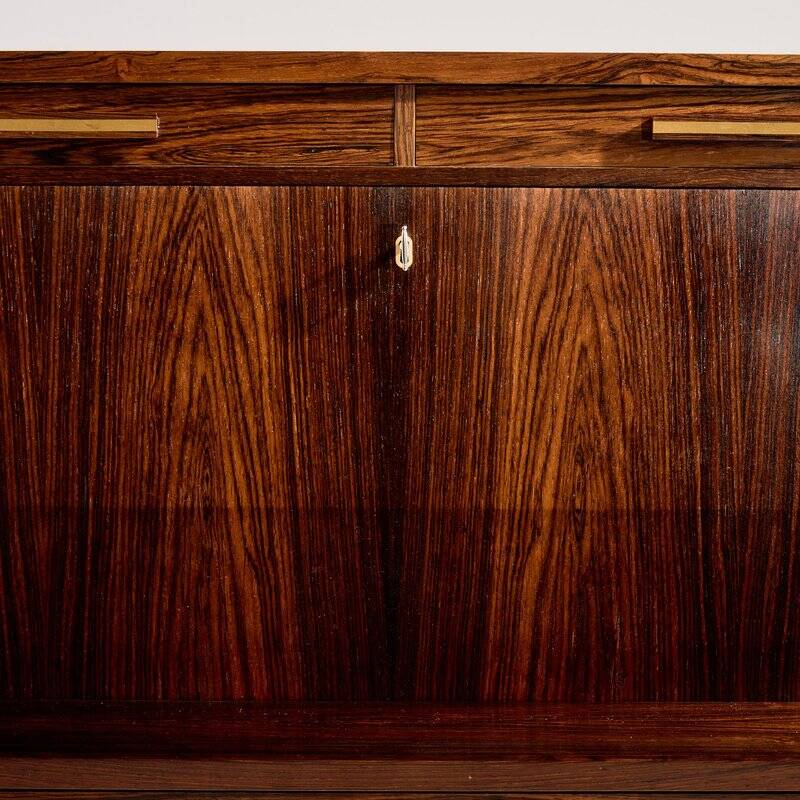 Rosewood Bureau Desk by Gunnar Falsig, 1960s