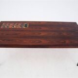 Table basse, design danois, années 60. Rénovée.