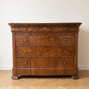 Antique solid wood chest of drawers