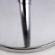 Black and chrome metal desk lamp