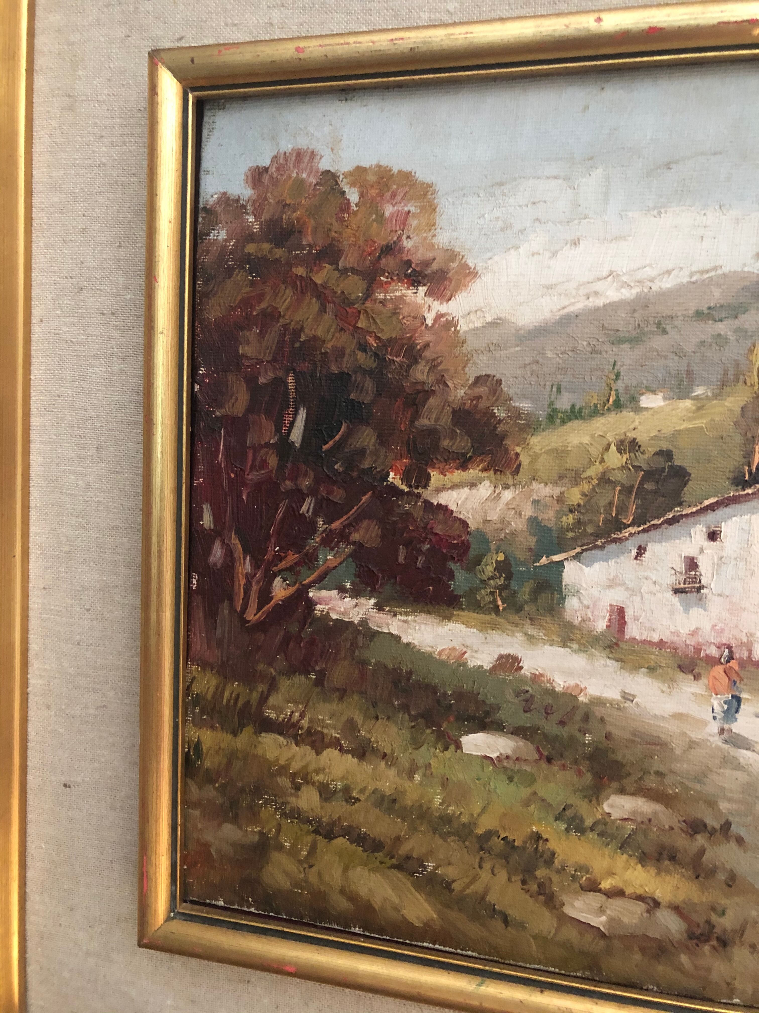 Oil painting, Basque Country