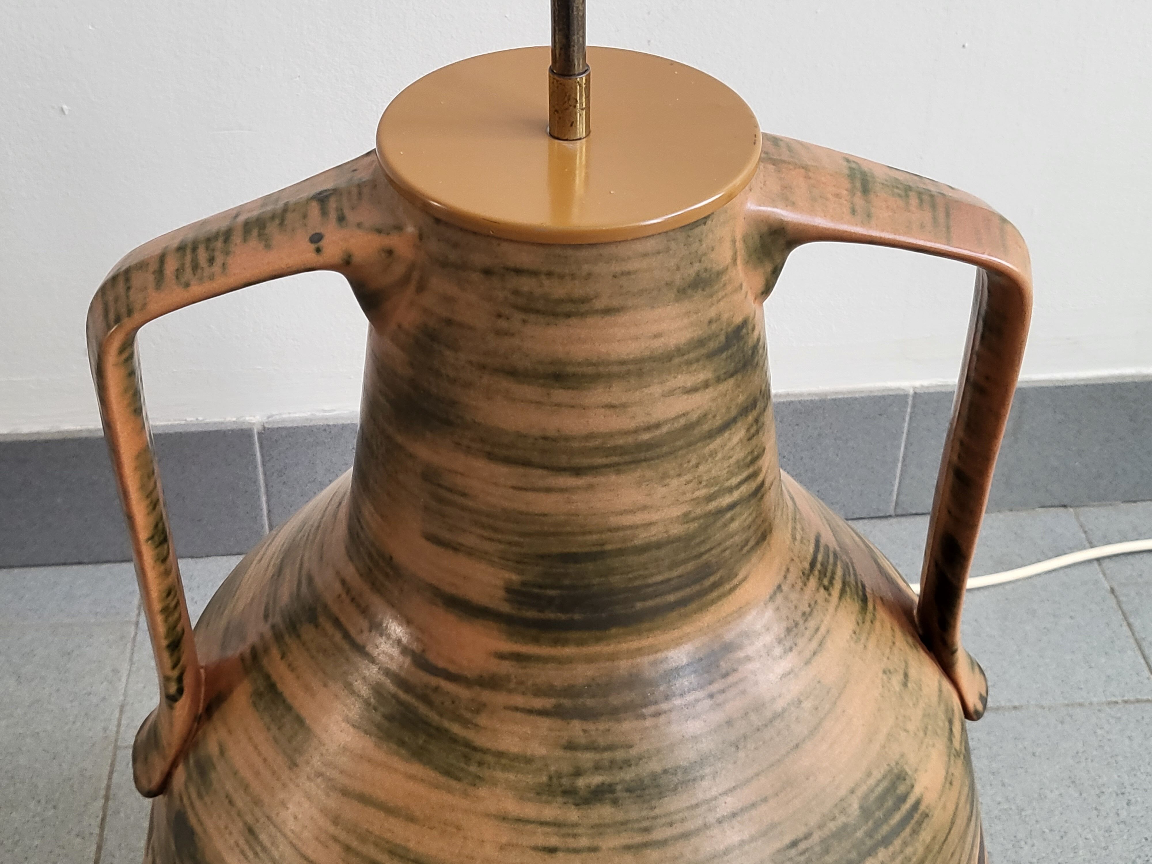 Vintage 1960 ceramic floor lamp