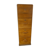solid oak workshop cabinet, 1950