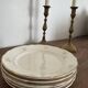 5 antique dessert plates Villeroy & Boch Mettlach
