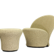 F572 lounge chair and mushroom ottoman by Pierre Paulin for Artifort, 1967