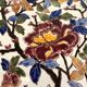 Round dish Gien peony decoration 30cm