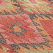 Turkish Handwoven Vintage Herki Kilim 96 cm x 315 cm