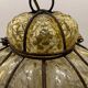 Wrought Murano Glass Light Pendant 1950’s