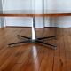 Table basse monte/baisse bois pied metal Ilse