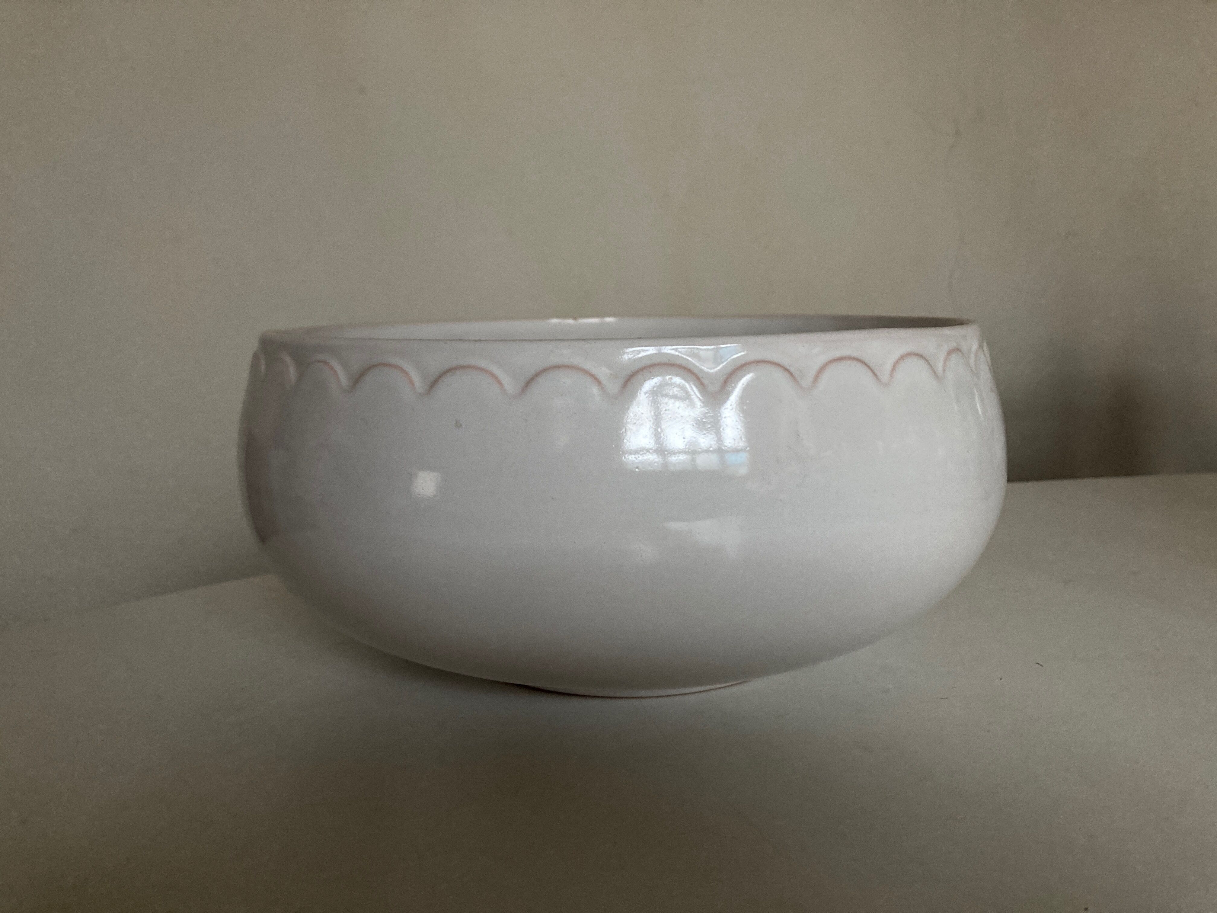 Glazed earth salad bowl 1970 Pierre Motton for Gien