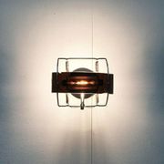 Postmodern wall lamp Warrior by Emanuele Ricci for Sidecar Artemide, 1980s.