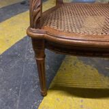 Fauteuil enfant en cannage style Louis 16