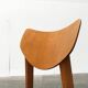 Chaise d'appoint en contreplaqué du milieu du siècle