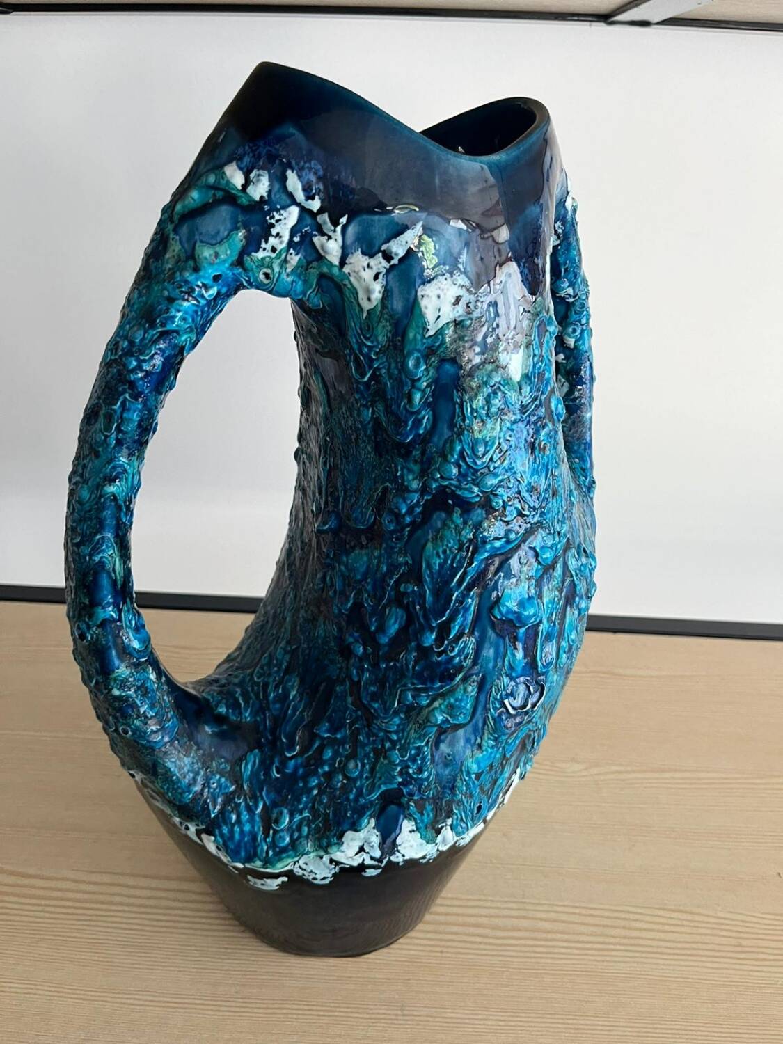 Fat lava vase Valauris