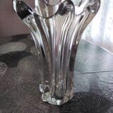 Large crystal vase