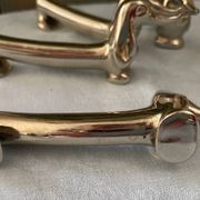 Lot de 6 Porte-couteaux teckel V. Bugatti vintage