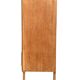 Chiffonnier pieds compas bois brut 1950