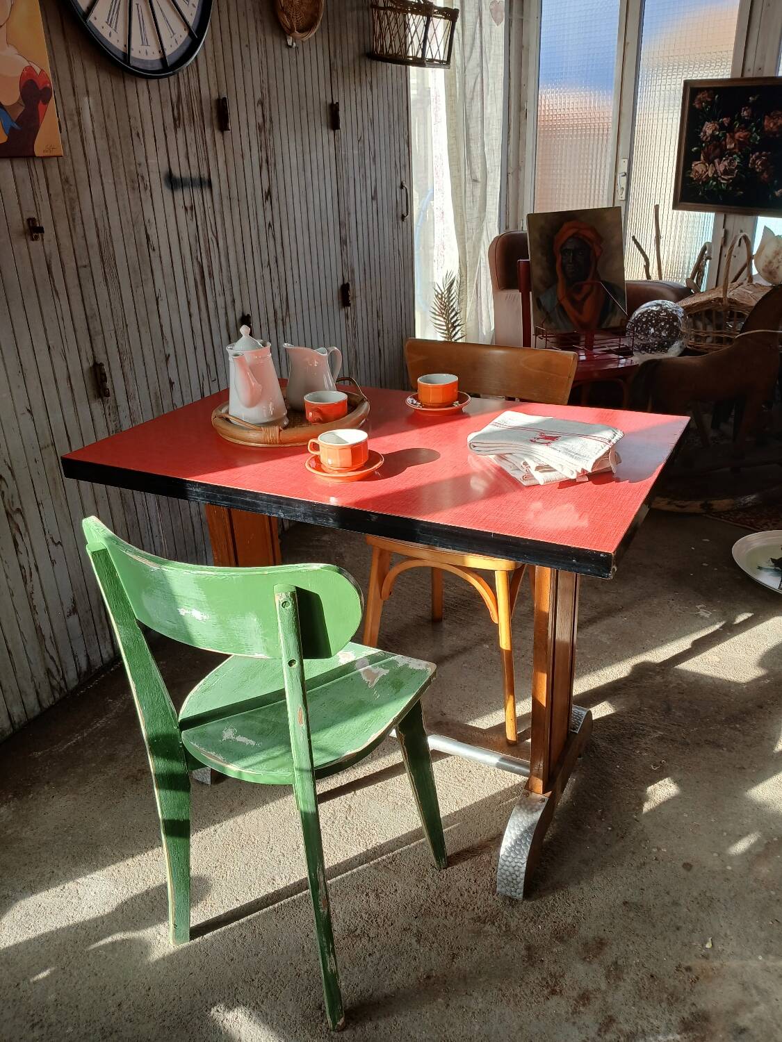 Vintage bistro table