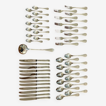 Christofle Malmaison cutlery 49pieces very good condition silver metal