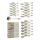 Christofle Malmaison cutlery 49pieces very good condition silver metal