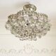 Vintage crystal ceiling light decorated with leaves and clusters – Spain