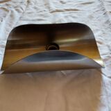 Vintage wall lamp in brushed stainless steel 70