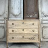 Louis XVI chest of drawers in bleached walnut circa 1800