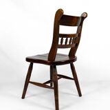 Set of 6 "Windsor" / Western / Cowboy chairs in beech, Circa 1970