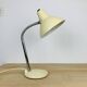Lampe de bureau en métal beige, années 60